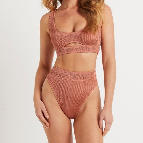 BOUND by Bond-Eye Coffee Cream Bikini Set - Picture 4 of 11